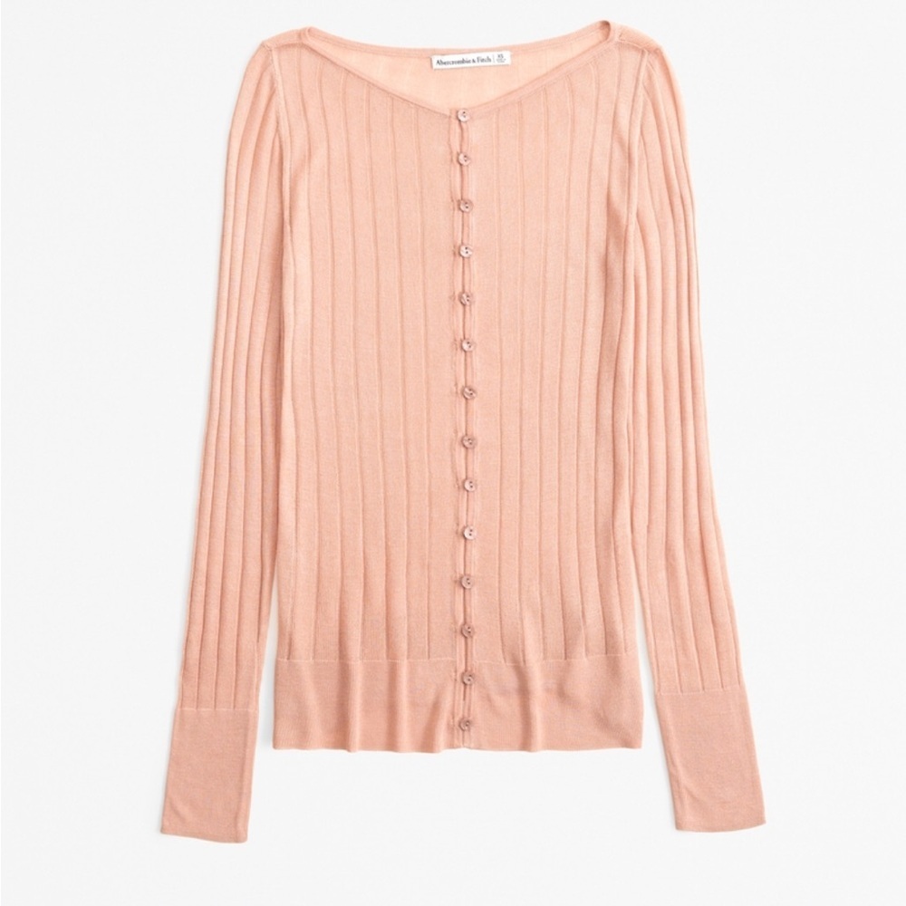 Abercrombie & Fitch Sheer Slash Cardigan Size Small
